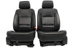 2014-2019 Sierra Chevy Silverado Front Seats, LTZ Black Leather, Heated Cooled