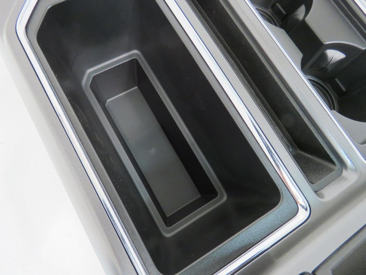 15-22 Ford Truck Center Console & Install Kit w/o Shifter - Black Leather XLT