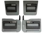 2011 - 2016 Ford Super Duty Crew Cab Door Panel Set, XLT Steel Gray & Black OEM