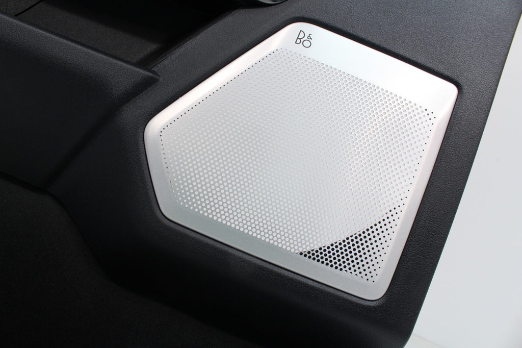 2023-2026 Ford Super Duty Platinum Front Door Panels Set | Black Onyx & Blue OEM