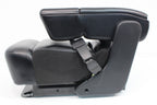 2004 - 2008 Ford F150 Center Jump Seat, OEM Lariat Black Leather Folding Console