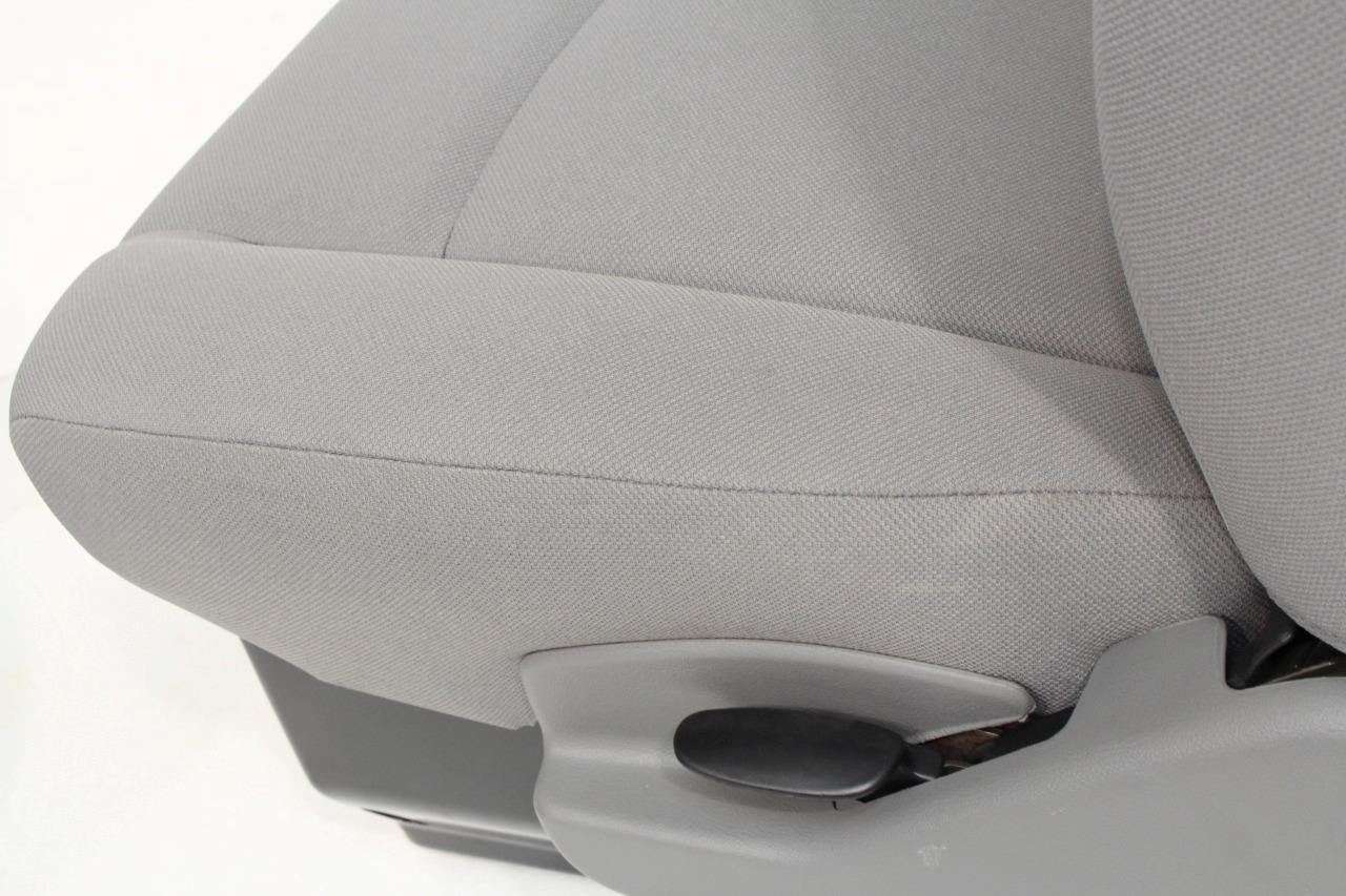 Ford Econoline Front Bucket Seats, Gray Cloth w/ Folding Armrests, Fits 1997+