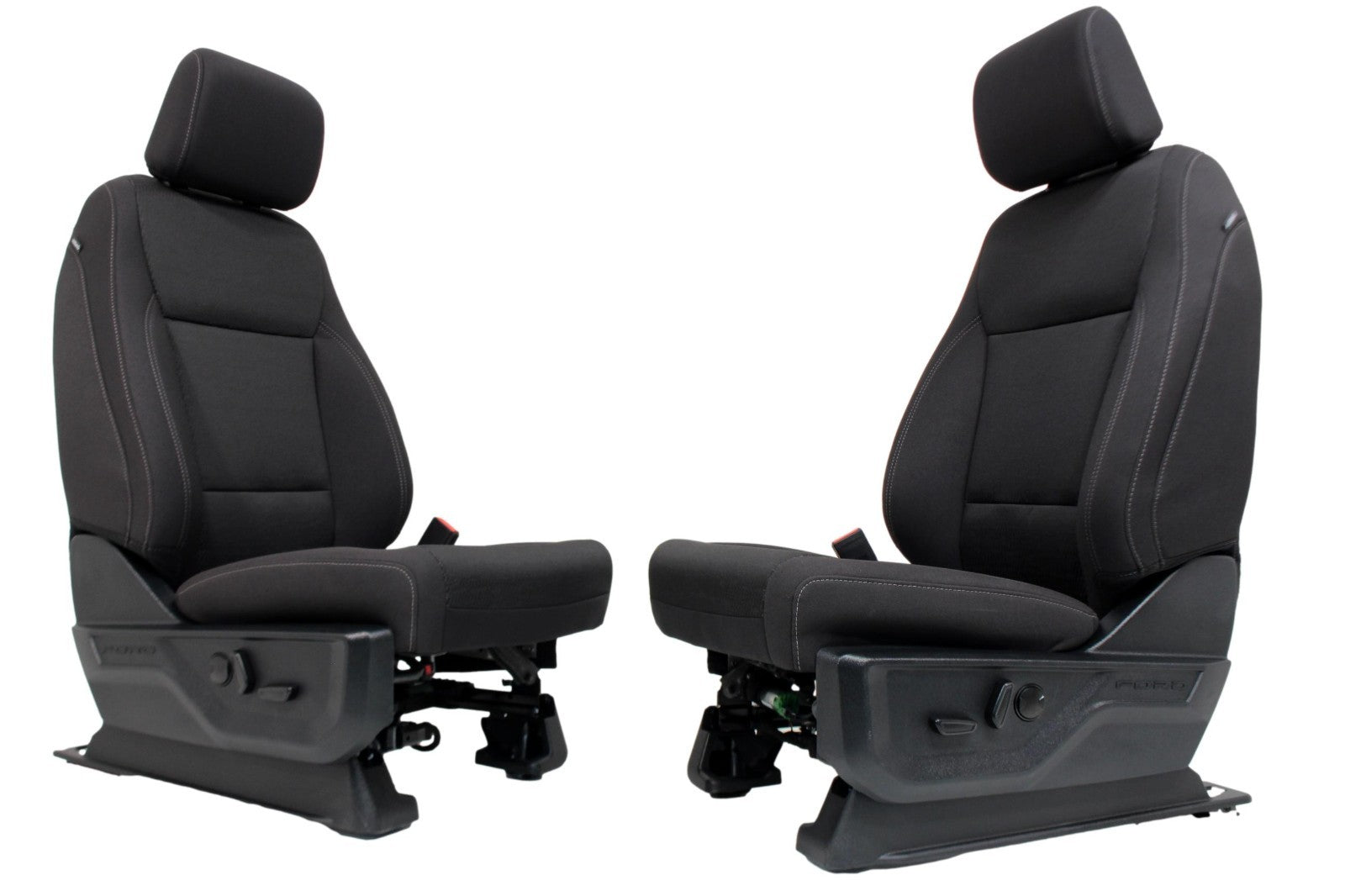 2021 - 2026 Ford F150 & Super Duty Front Seats, Sport Black Cloth Power Heat XLT