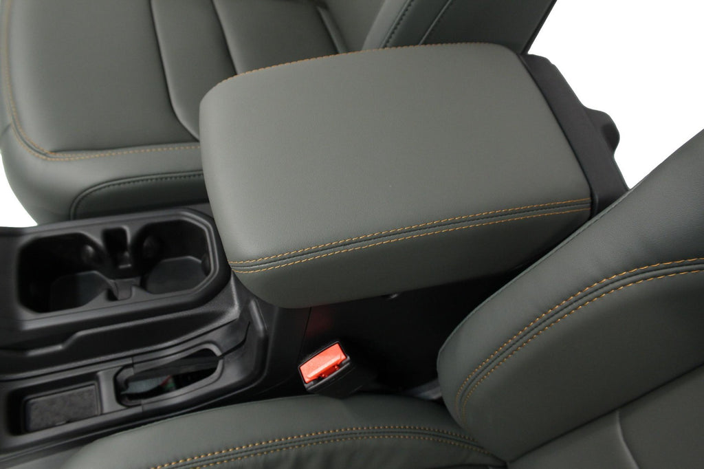 2024 - 2025 Gladiator Mojave X Power Seats, Console & Door Panels - Black Green