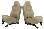 2008 - 2010 Ford Super Duty Front Seats, Lariat Tan Leather Heated Powered OEM