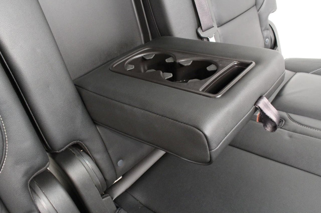 2015-2020 GMC Yukon XL Chevy Suburban 2nd Row Middle Bench Seat Black Leather LT