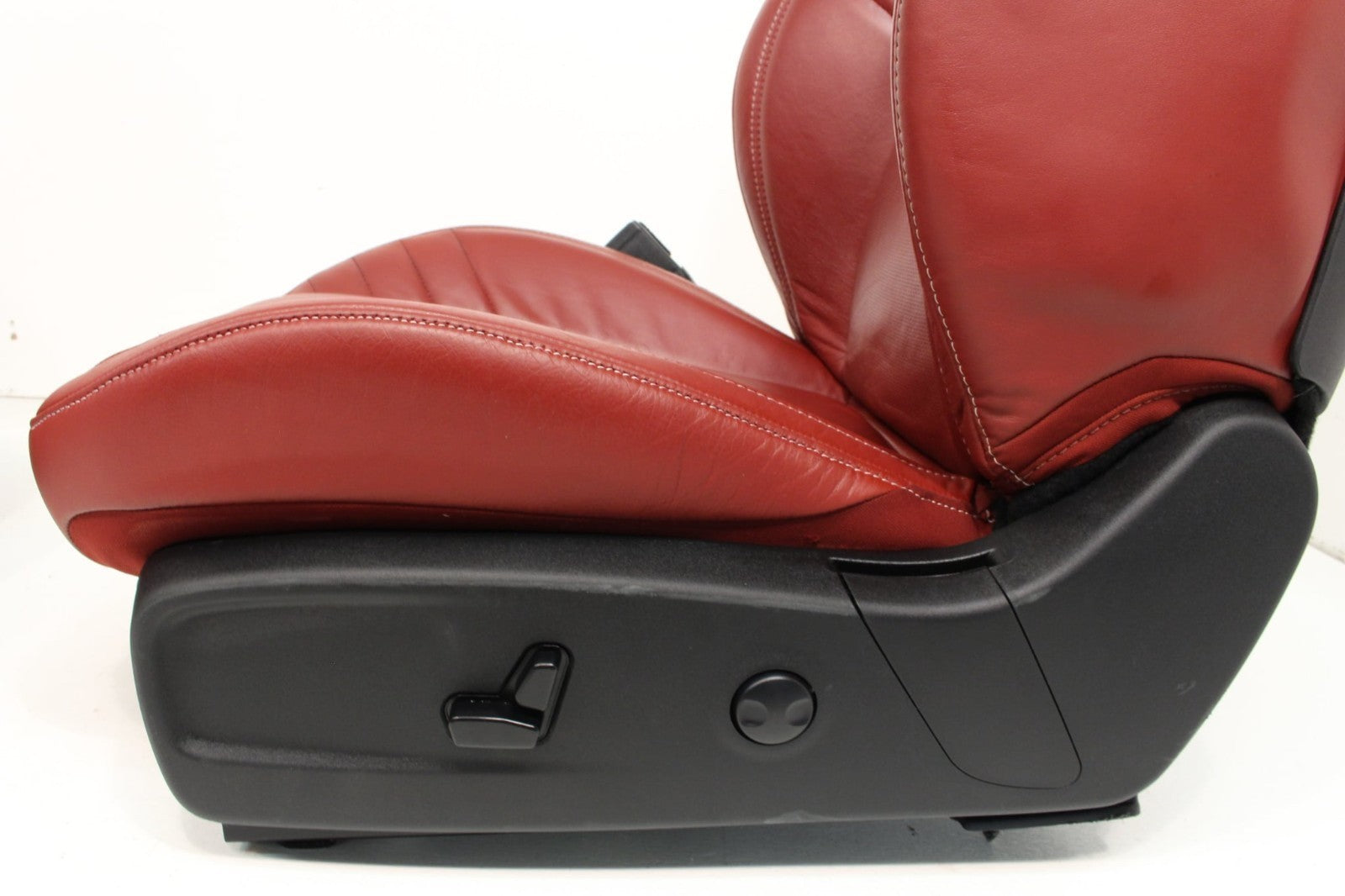 11-23 Dodge Charger SRT Seats, Demonic Red Laguna Leather OEM w/ Power Heat Cool