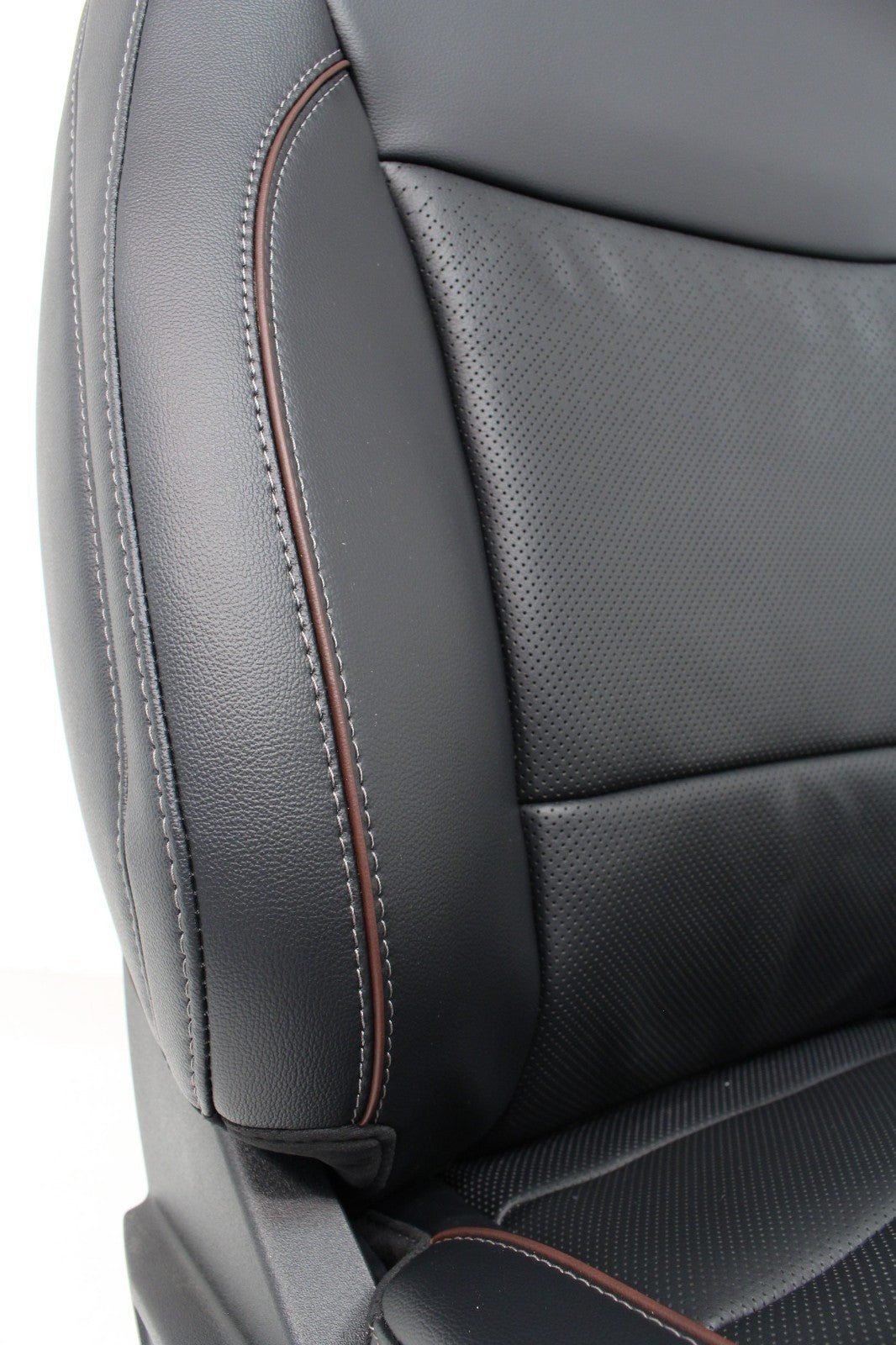 2023+ Ford Super Duty Seats Set, Crew Lariat Sport Black Leather Brown NEW
