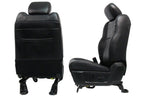 2002 - 2018 Ram Front Seats, Laramie Black Leather Heated Cooled w/ Memory