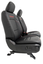 18 - 26 Jeep JL JLU JT Wrangler Front Seats, Rubicon Black Nappa Leather w/ Red