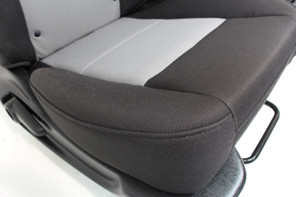 1998 - 2010 Ford Ranger Seats, 60-40 Split Bench, Black Gray Cloth, Regular Cab