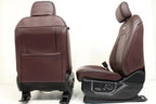 2015 - 2022 Ford F150 Super Duty Platinum Seats Set, Brunello Leather Heat Cool