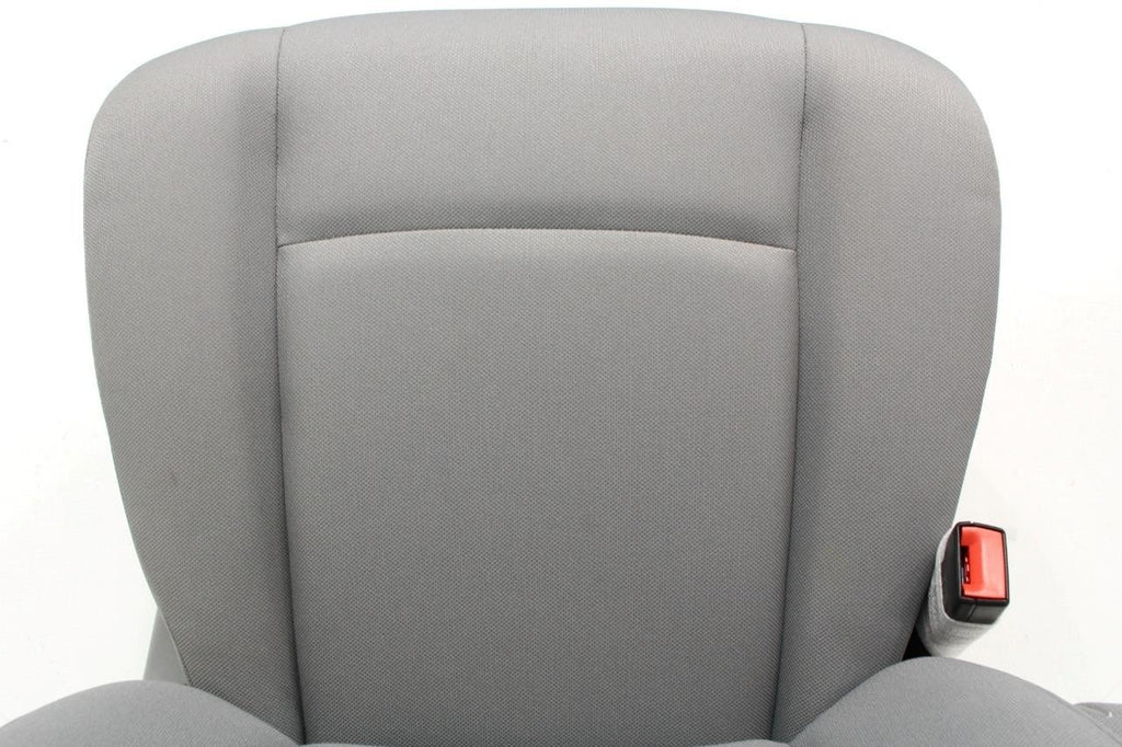 Ford Econoline Front Bucket Seats, Gray Cloth w/ Folding Armrests, Fits 1997+
