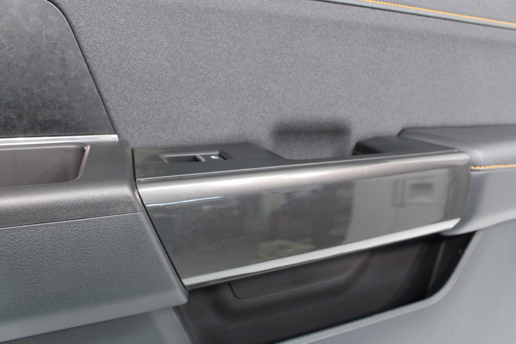 2021 - 2025 Ford F-150 Tremor Rear Passenger Door Panel | Black & Active Orange