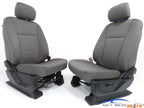 2015 - 2022 Ford F-150 Super Duty Front Seats, XLT Gray Cloth w/ Power Driver