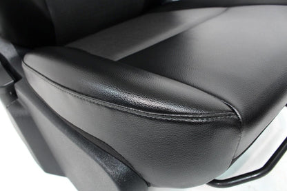 2015 - 12021 Ford Transit 150 250 350 Van Vinyl Front Bucket Seats Black Armrest