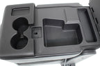 11-16 Ford F250 Super Duty Lariat Jump Seat Console Black Leather Kit Complete