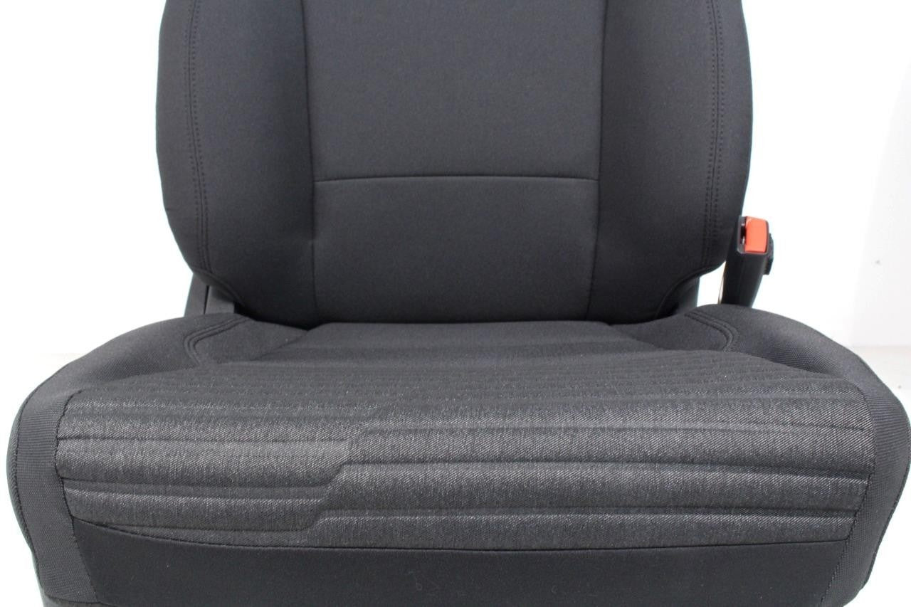 2015 - 2026 Ford F150 & Super Duty Seats, STX Black Cloth Manual w/ Lumbar
