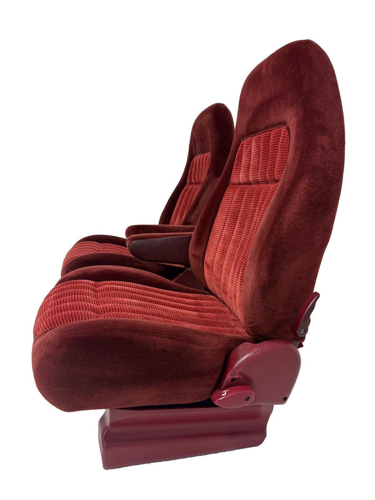 88-94 Chevy GMC Silverado Suburban C/K OBS Front Seats, Captains Chairs Red