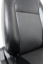2015 - 12021 Ford Transit 150 250 350 Van Vinyl Front Bucket Seats Black Armrest