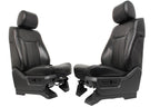 1999 - 2016 Ford Super Duty Front Seats, Lariat Black Leather, Power Heat Cool