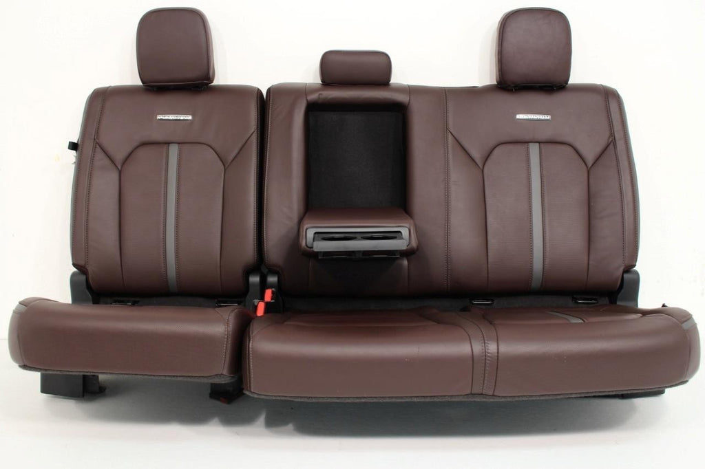 2015 - 2022 Ford F150 Super Duty Platinum Seats Set, Brunello Leather Heat Cool