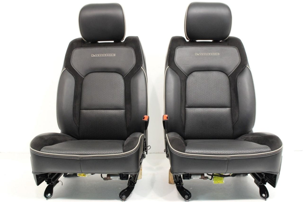 19-24 Dodge Ram 1500 Laramie Heated Cooled Leather Seats Front & Rear Crew Cab