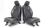 07-18 Jeep Wrangler JKU Freedom Edition Seats, Oscar Mike Black Leather Full Set