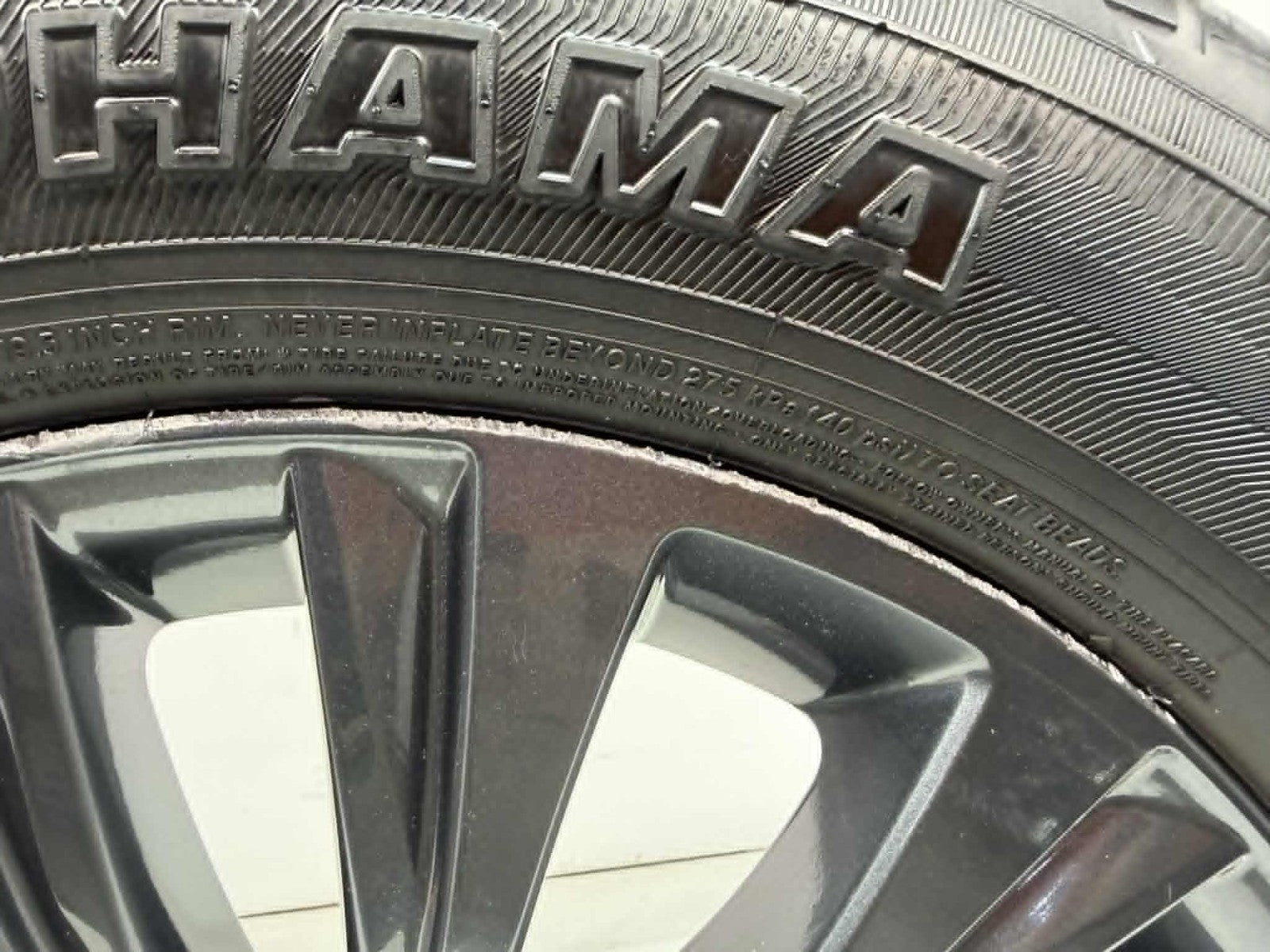 19" Lexus GX460 OEM Wheels Set 4 Dark Gray Sport Design Yokohama Tires 265/55R19