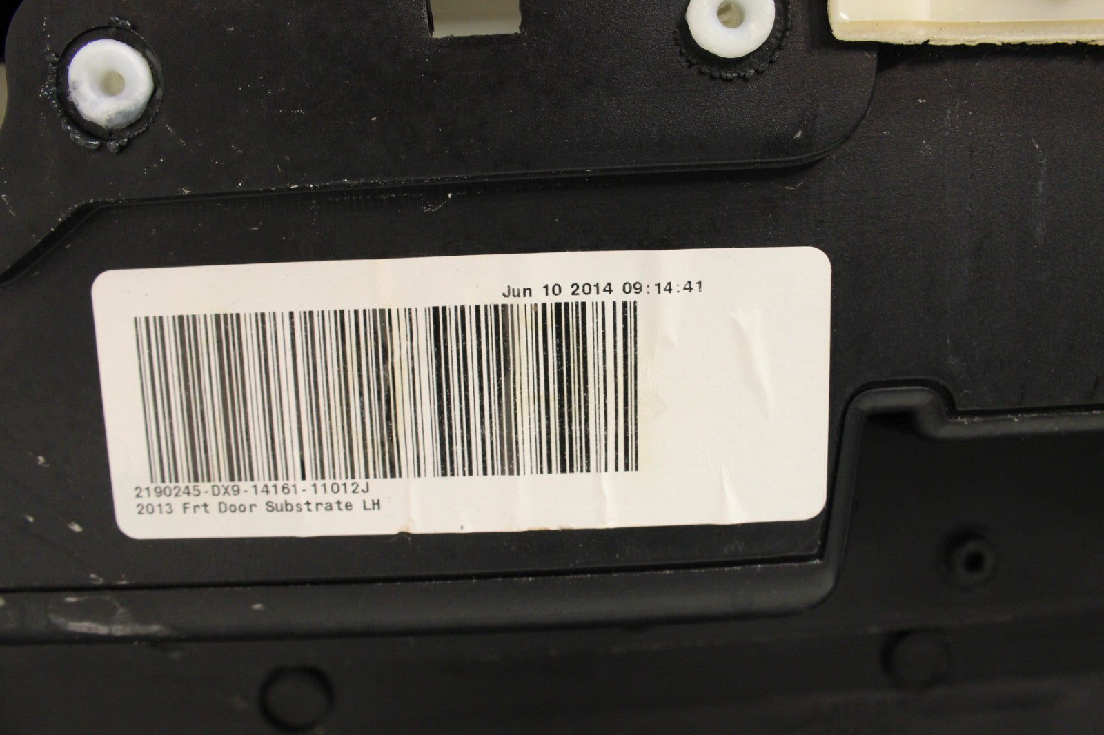 2013-2018 Ram Driver Front Door Panel, Laramie Crew Black Woodgrain 2190245-DX9