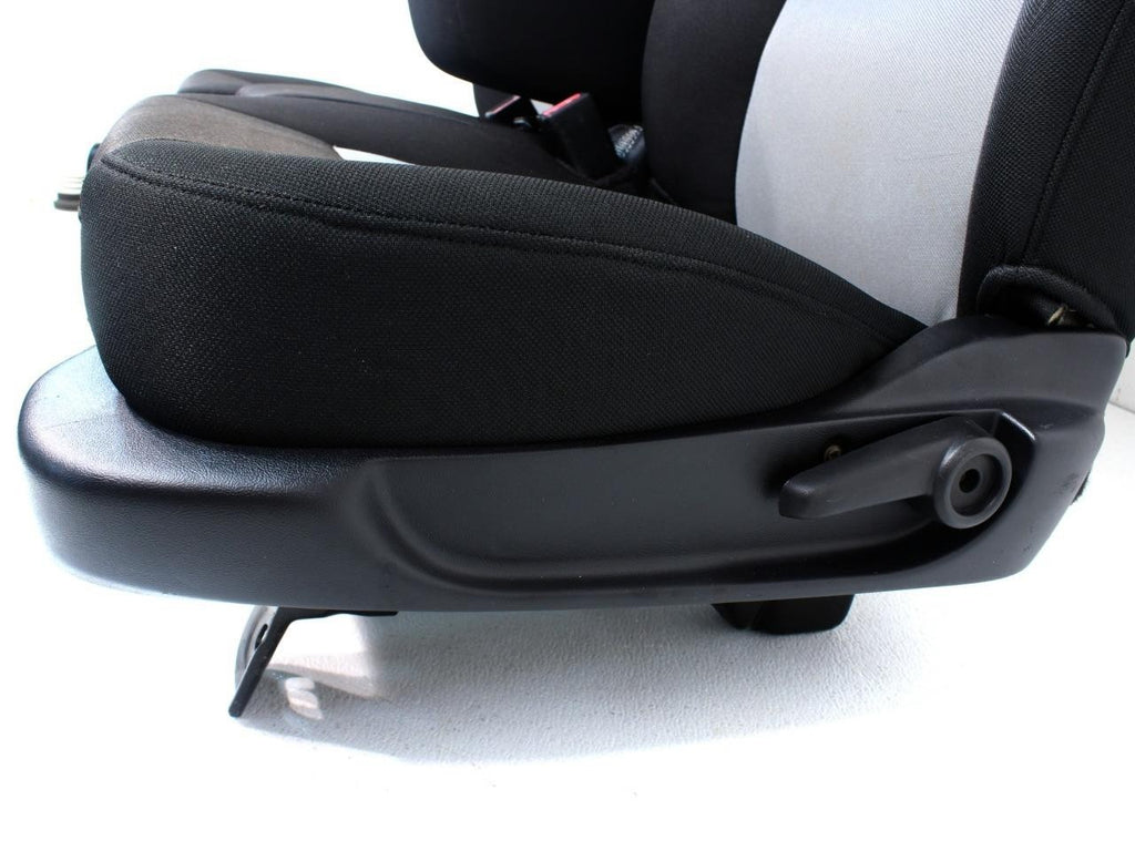 1998 - 2010 Ford Ranger Seats, 60-40 Split Bench, Black Gray Cloth, Extended Cab