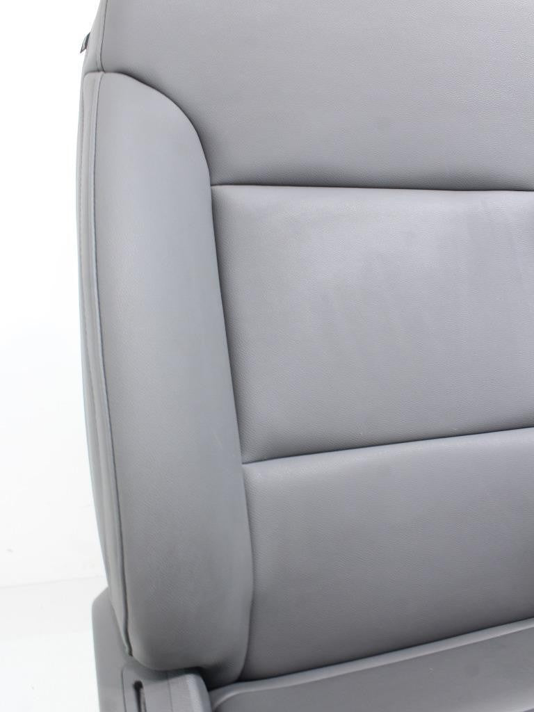 2014 - 2019 Sierra Chevy Silverado Front Seats Set, Work Truck Bench Gray Vinyl
