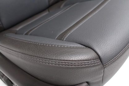 20-22 Sierra Denali Leather Seats Heated Cooled Door Panels Console, Brown Blue