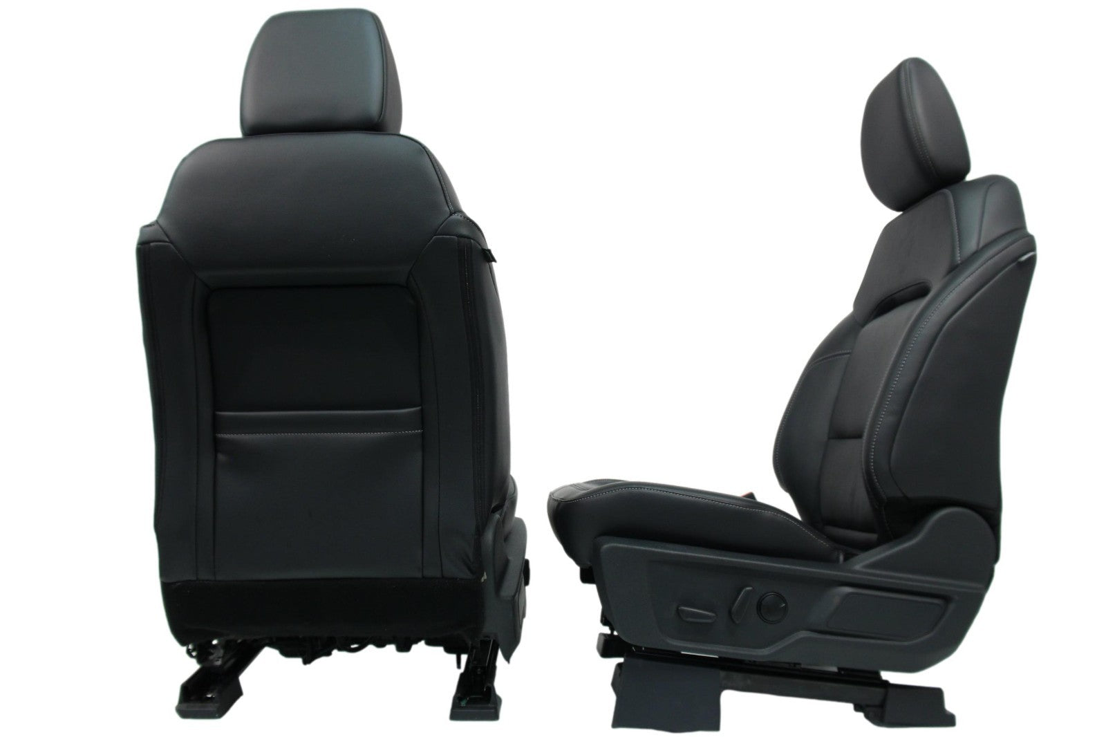 2021 - 2026 Ford Bronco Seats Set, 4-Door Outer Banks Black Leather Heated OEM