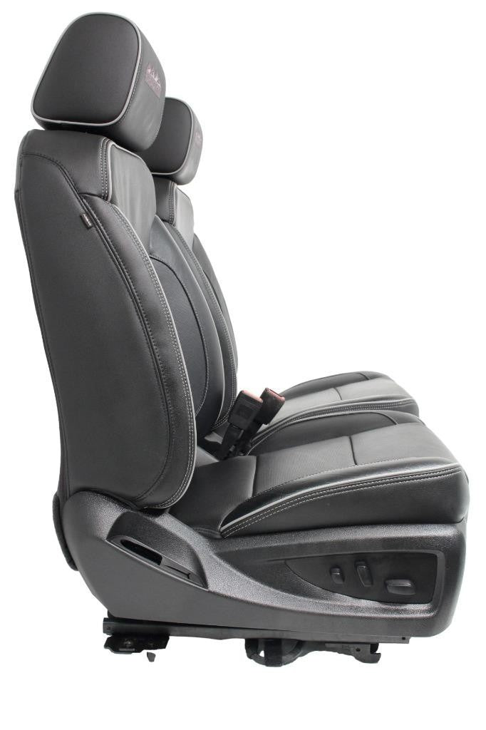 2014 - 2019 Sierra Chevy Silverado Front Seats, High Country Power Black Leather
