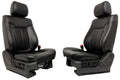 2009 - 2014 Ford F150 Front Seats, Lariat Black Leather, Heated Cooled OEM
