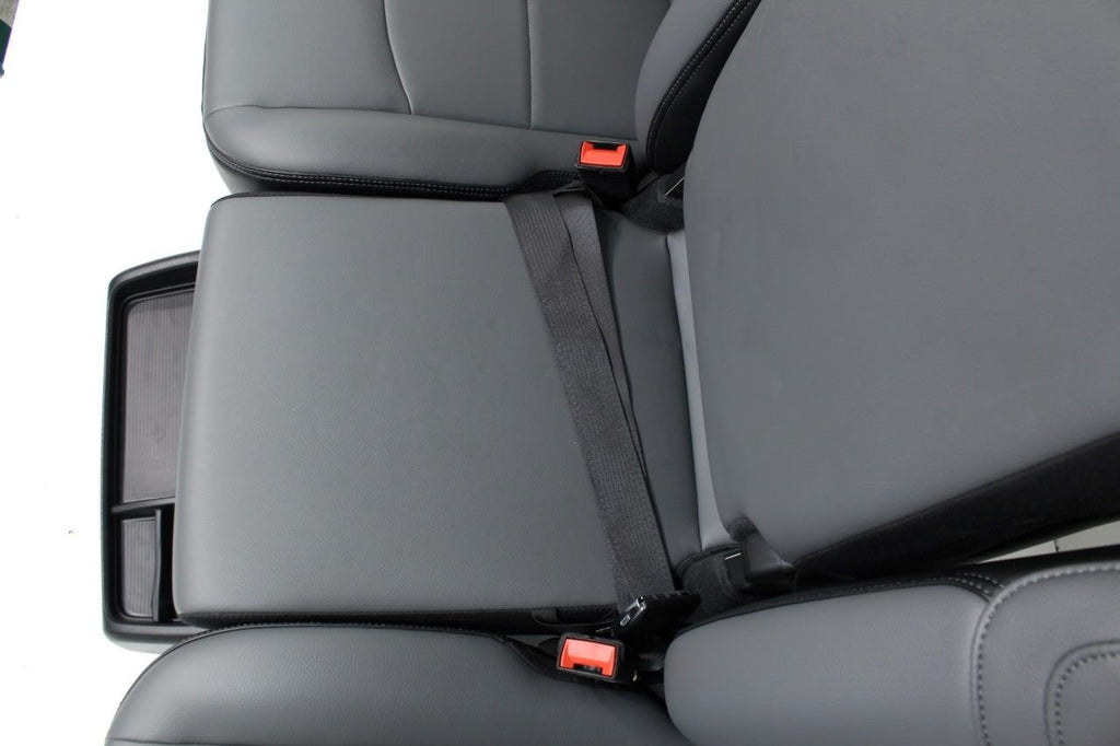 2019 - 2024 Ram HD Front Bench Seat, Diesel Gray Vinyl Manual w Center Jump Seat