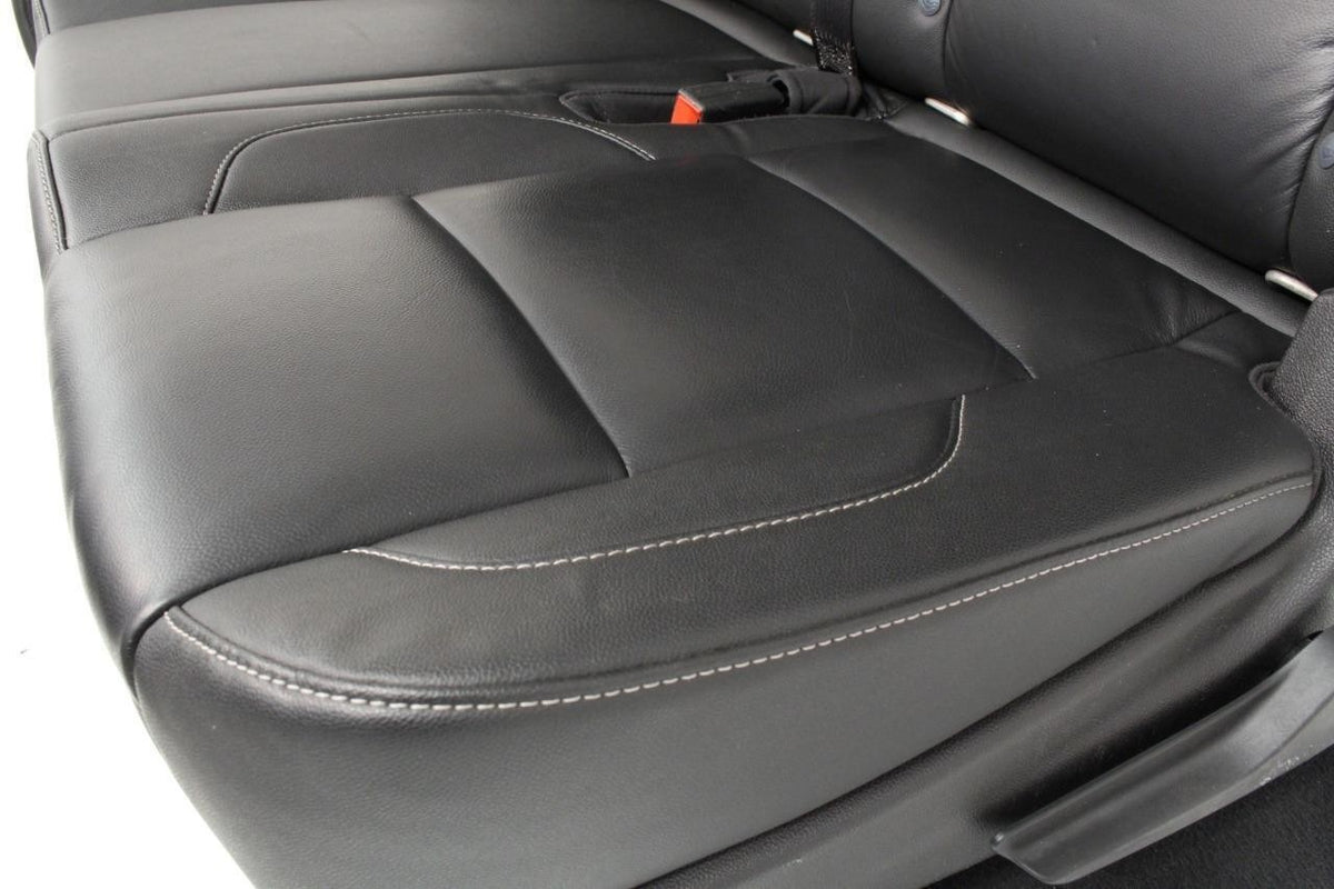 2015-2020 GMC Yukon XL Chevy Suburban 2nd Row Middle Bench Seat Black Leather LT