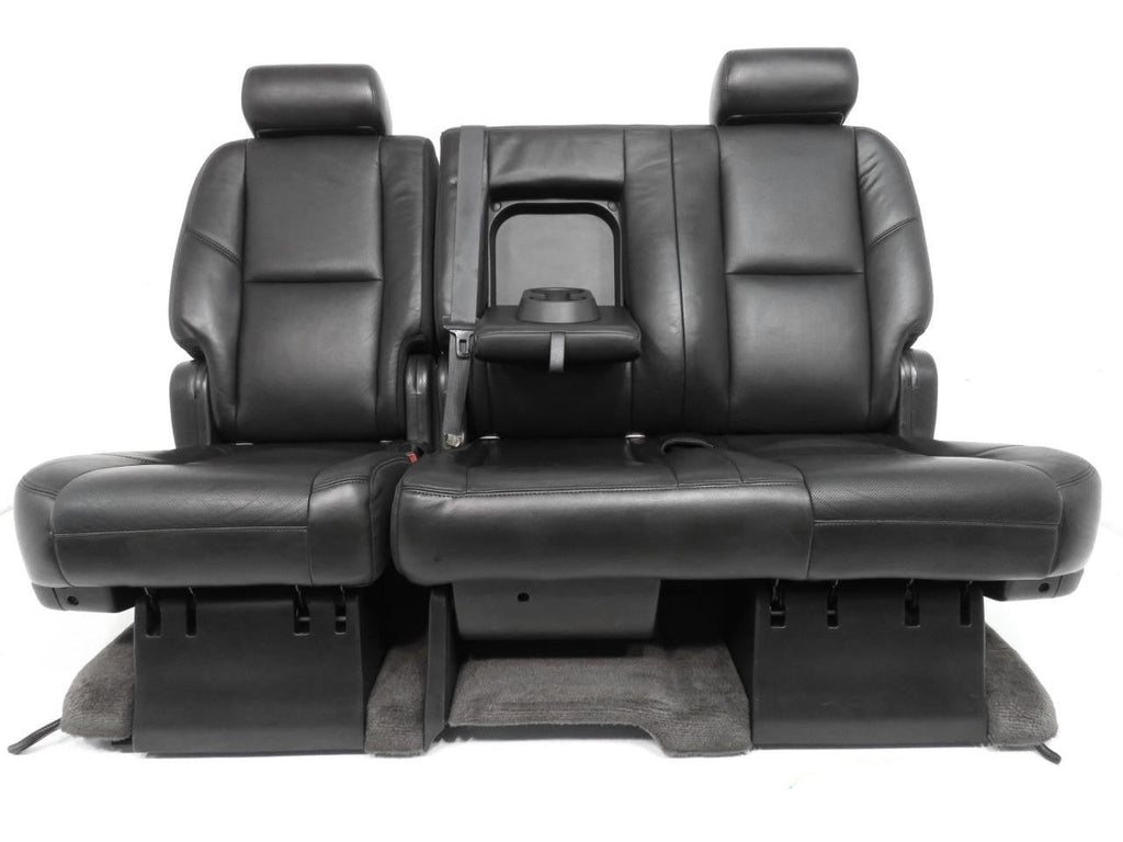2007-2014 Suburban XL ESV 2nd Row Bench Seat, LTZ Black Leather Powered Heated