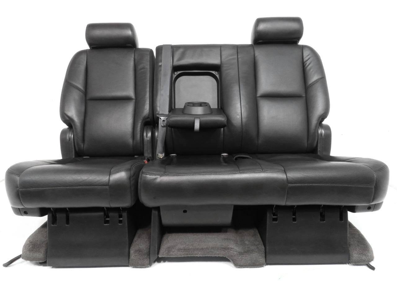 2007-2014 Suburban XL ESV 2nd Row Bench Seat, LTZ Black Leather Powered Heated