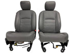 2009 - 2018 Dodge Ram Seats Set Crew Cab, Alea Gray Leather w/ OEM Power Driver