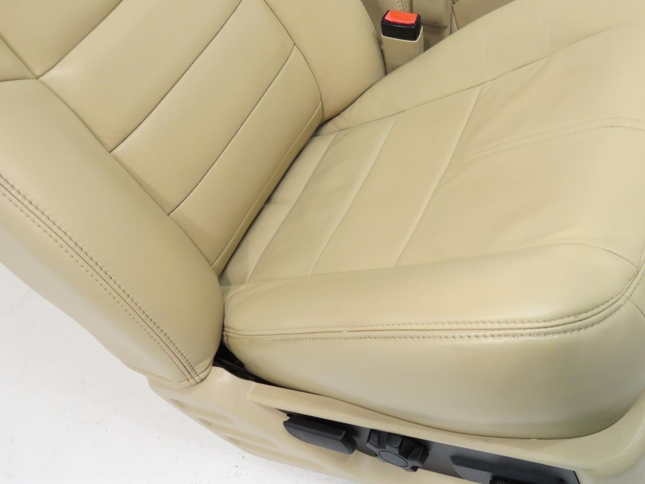 2008 - 2010 Ford Super Duty Crew Cab Seats Set Lariat Tan Leather Heated Powered