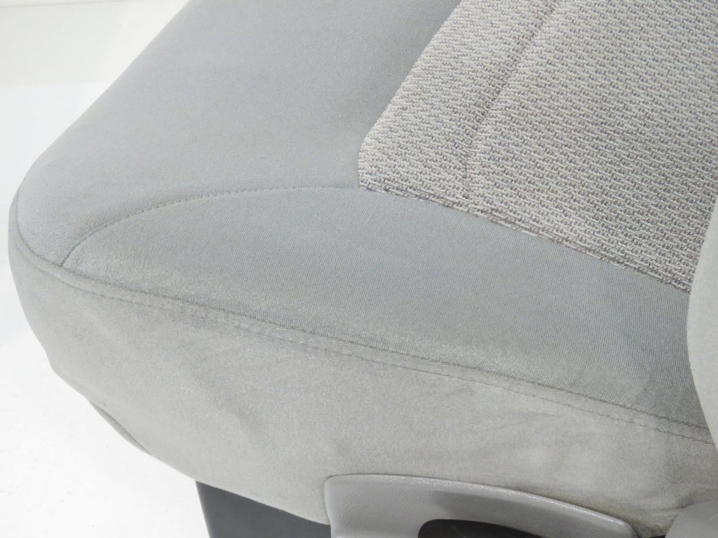 Ford Econoline Front Bucket Seats, Gray Cloth w/ Folding Armrests, Fits 1997+