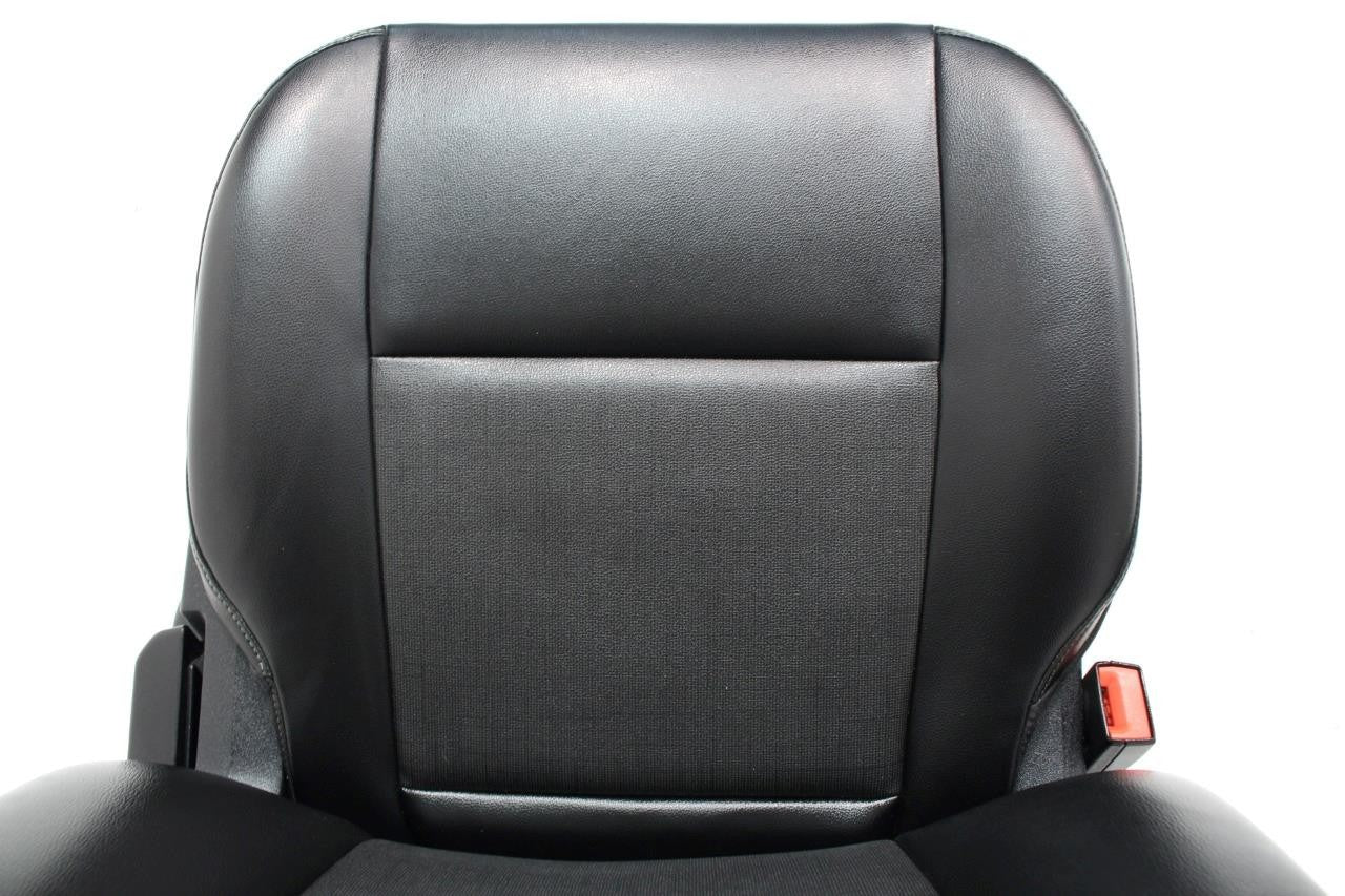 2015 - 12021 Ford Transit 150 250 350 Van Vinyl Front Bucket Seats Black Armrest