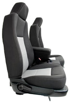 1998 - 2009 Ford Ranger Seats, Regular Cab 60-40 Split Bench, Black Gray Cloth