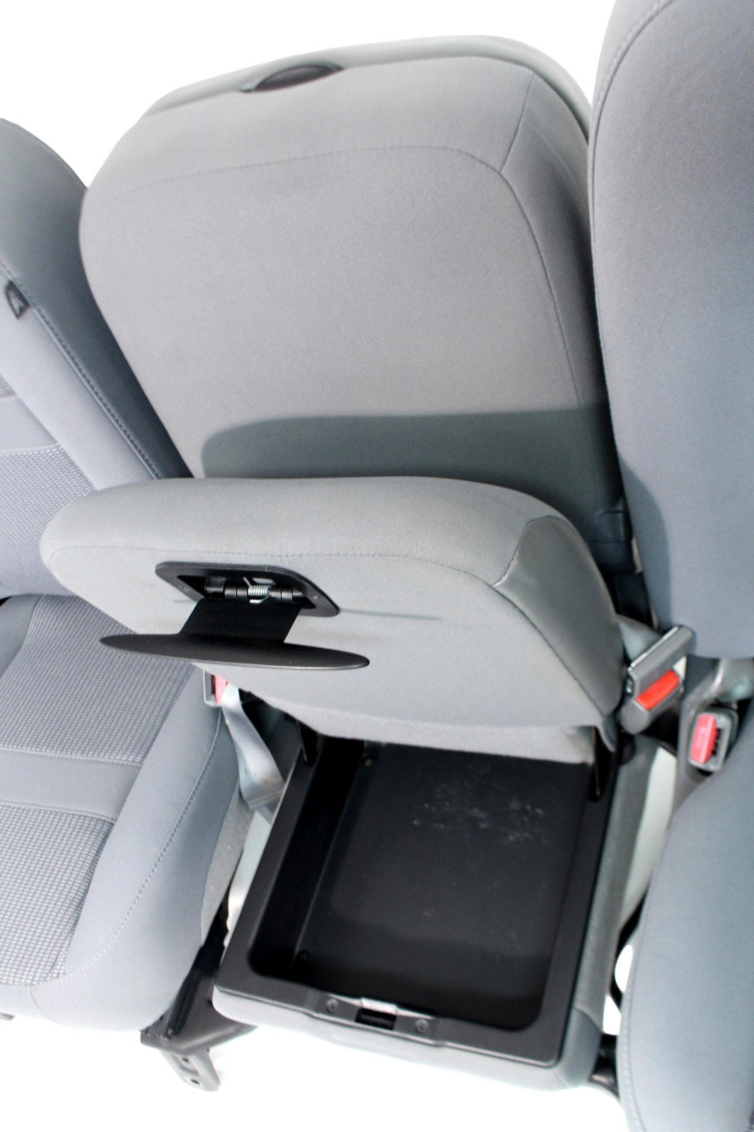 2002 - 2009 Dodge Ram Split Bench Seat, Slate Gray Cloth w/ Power Driver, Lumbar