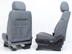 2011 - 2016 Ford Super Duty Front Seats, XLT Gray Cloth w/ Power Driver Fits 99+
