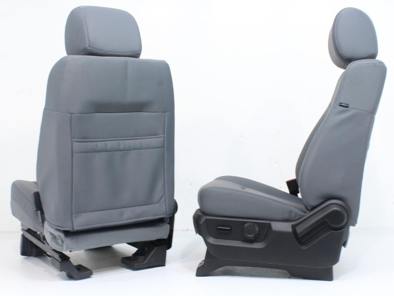 2011 - 2016 Ford Super Duty Front Seats, XLT Gray Cloth w/ Power Driver Fits 99+