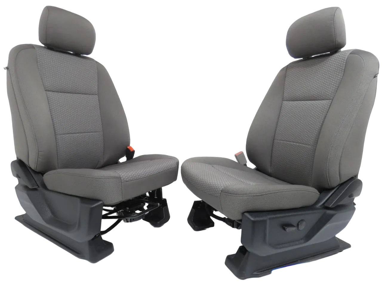 2015 - 2022 Ford F-150 Super Duty Front Seats, XLT Gray Cloth w/ Power Driver