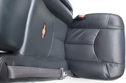 99 - 2006 Silverado Sierra Tahoe Yukon Heated Power Leather Seats Graphite Gray
